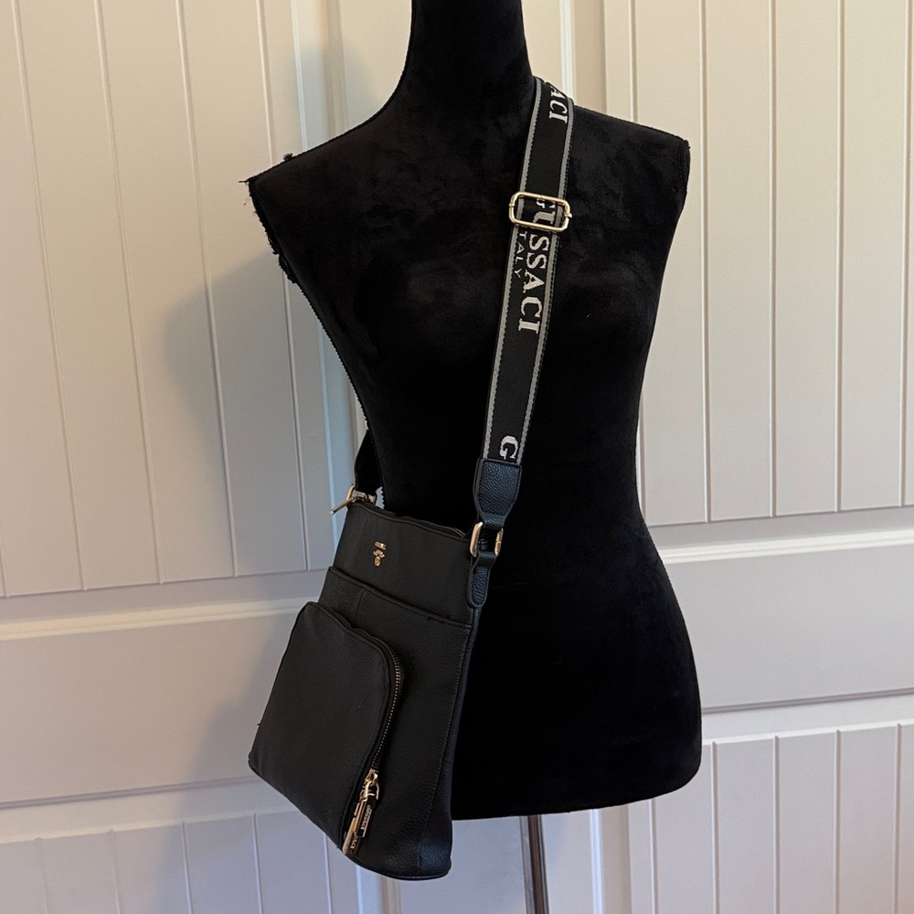 Gussaci Black Crossbody Bag - Picture 2 of 11